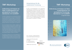 TMF-Workshop TMF-Workshop