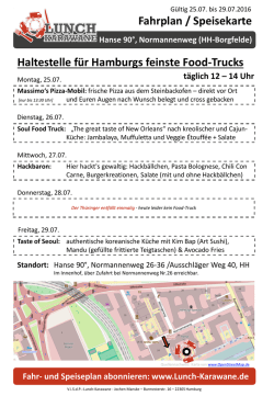 Hanse 90&deg;, Normannenweg (HH-Borgfelde) - Lunch