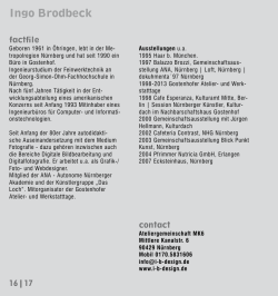 Ingo Brodbeck - Gostenhofer Atelier