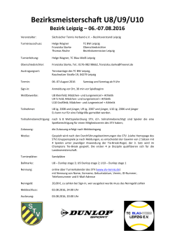 Ausschreibung - sportverbund