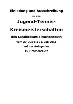 Jugend-Kreismeisterschaften 2016