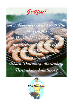 Grillfest!