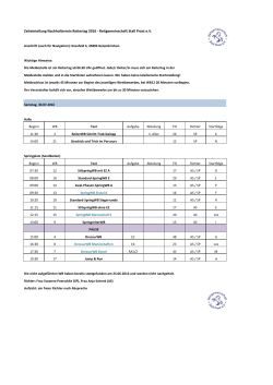 ist die neue Zeiteinteilung f&uuml;r den 30.07.2016.