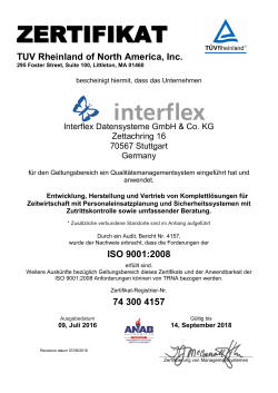 zertifikat - Interflex