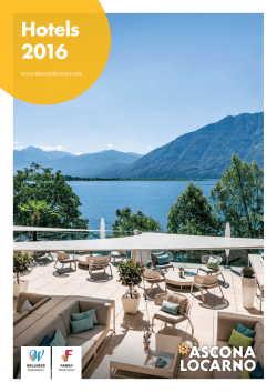 Hotels 2016 - Ascona