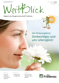 Mieterzeitschrift - Baugenossenschaft Friedenau