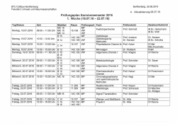 Page 1 BTU Cottbus-Senftenberg Fakultät 2 Umwelt und