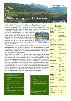 Wanderung zum L&ouml;ckersee Der &bdquo;hohe Norden&ldquo; mitten im