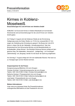 Kirmes in Koblenz- Moselweiß