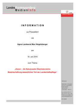 information - Land Ober&ouml;sterreich