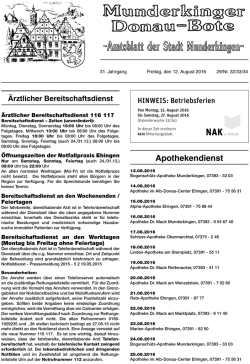 Donau-Bote - Munderkingen
