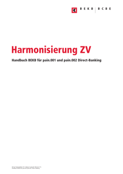 Harmonisierung ZV