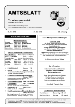 Amtsblatt Nr. 12 - Neuhof an der Zenn