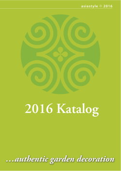 Katalog Frühling 2016