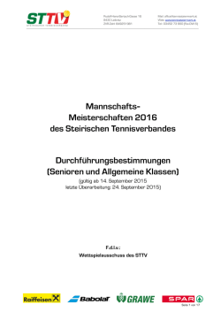 Durchf&uuml;hrungsbestimmungen 2016
