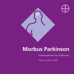Ratgeber für Patienten mit Morbus Parkinson