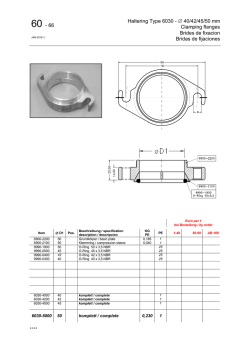 Haltering Type 6030 - &empty; 40/42/45/50 mm 60