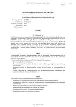 Vorblatt / PDF, 238 KB - Österreichisches Parlament