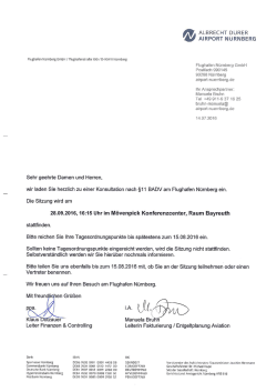 Einladung ansehen - Airport Nürnberg