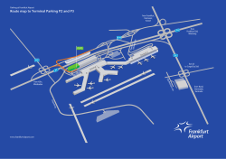 Route map to Terminal Parking P2 and P3