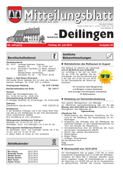 KW 29, 22.07.2016 - Gemeinde Deilingen