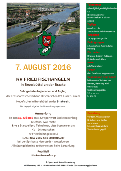 07.08.2016 kv friedfisch - Kreissportfischerverband