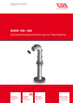 SHDD 100 – 300 Schwanenhalsdurchführung für Flachdächer