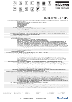 Rubbol WP 177 BPD - Sikkens