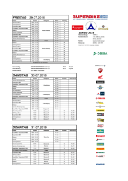 vorl&auml;ufiger Zeitplan