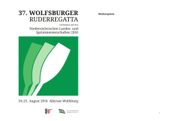 Meldeergebnis Wolfsburg 2016