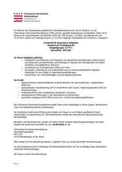 FHB leer 2012 - Technische Hochschule Brandenburg