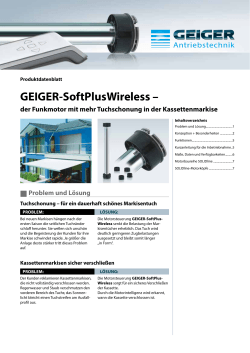 GEIGER-SoftPlusWireless - GEIGER Antriebstechnik