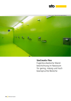 StoCreativ Flex Fugenlos-elastische Wand