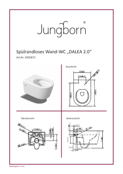 Spülrandloses Wand-WC „DALEA 2.0“