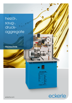 heiz&ouml;l-, saug-, druck- aggregate
