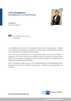 Julia Gro&szlig;garten - IHK