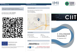 Einladung  - Plattform Industrie 4.0