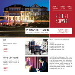 Veranstaltungen - Schwertkeller Rastatt