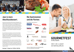 gourmetfest - F&uuml;r Wolfsburg