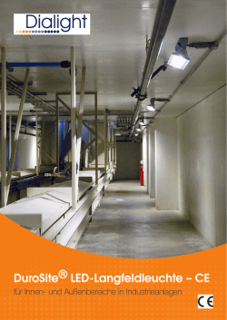 DuroSite&reg; LED Linear Fixture Brochure - Low Profile - CE