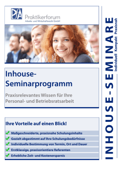 Inhouse-Anfrage-Formular