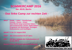 SOMMERCAMP 2016