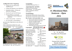 Einladungsflyer Rheinland-Pfalz Senioren
