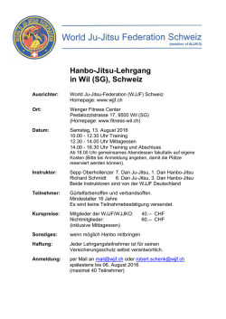 Hanbo-Jitsu-Lehrgang in Wil (SG)