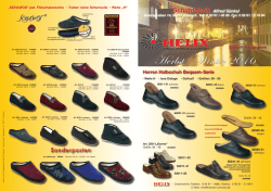 Herbst/ Winter 2016 - Schuhfabrik Alfred S&uuml;nkel