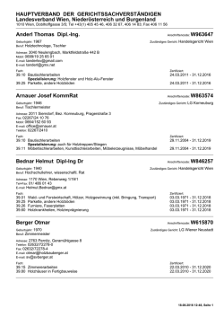 Druckansicht - Hauptverband