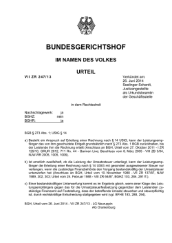 BUNDESGERICHTSHOF