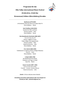 Informationen - Schloss Albrechtsberg