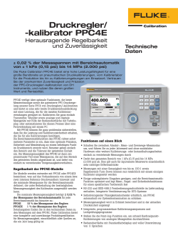 Druckregler/-kalibrator PPC4E
