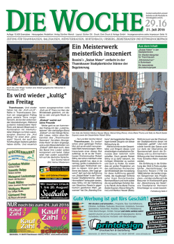 Ein Meisterwerk meisterlich inszeniert